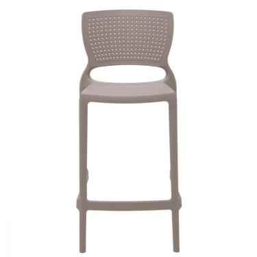 Imagem de Banqueta Safira Camurça Em Polipropileno Fibra Tramontina