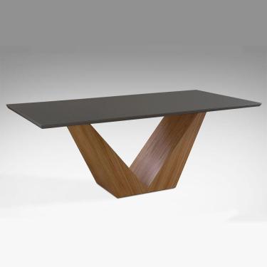 Imagem de Mesa de Jantar Versus 180cm X 100cm Laca Grafite