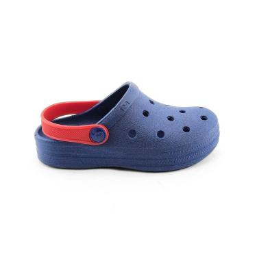 Imagem de Sandalia Babuche Masculina Infantil Menino Mar & Cor Kidy e Azul-Masculino
