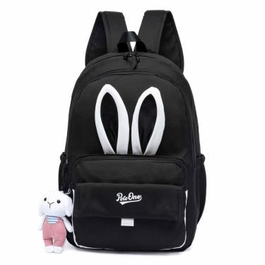 Imagem de Mochila Feminina Polo One Infantil De Costas Espaçosa Coelho-Feminino