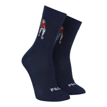 Imagem de Meia Fila Match Point, Marinho, 34/38