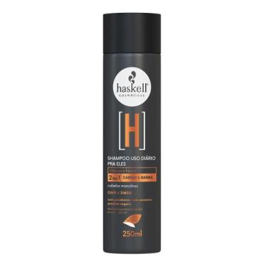 Imagem de Shampoo Cabelo e Barba para Ele 250ml Haskell