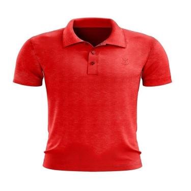 Imagem de Camisa Braziline Polo Supply Flamengo - Vermelho-Unissex