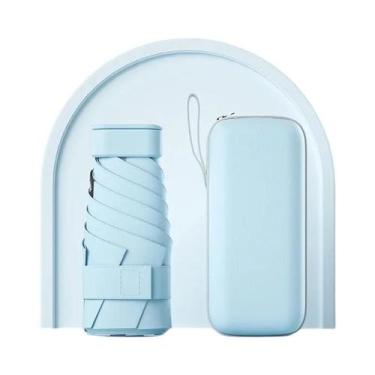 Imagem de Guarda-chuva De Bolso Mini Dobrável UPF50+ Com Proteção UV Para Sol E 