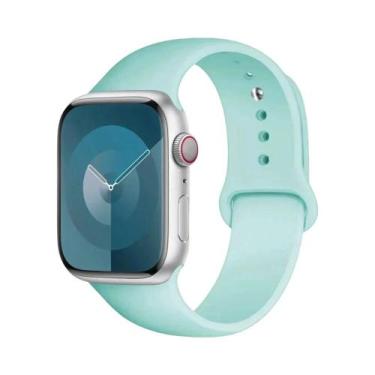 Imagem de Pulseira Esportiva De Silicone 44mm 45mm 40mm 41mm 42-46mm Para Apple 