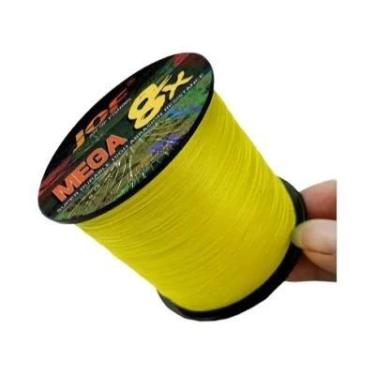 Imagem de Linha De Pesca Trançada Multifilamento Forte 8 Fios 18LB-78LB 300M 500