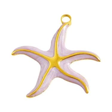 Imagem de Pingente De Animais Marinhos Em Aço Inoxidável 5 Peças: Lagosta, Caran