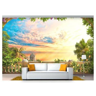 Imagem de Papel De Parede Paisagem Varanda Por Do Sol  Dah11