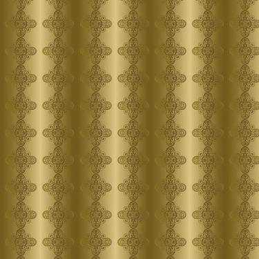 Imagem de Papel Parede Arabesco Dourado Sala Quarto Adesivo Lavavel