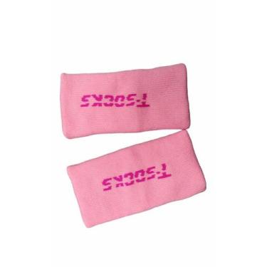 Imagem de Munhequeira Seca Suor Beach Tenis Academia - T-SOCKS BRASIL, Rosa