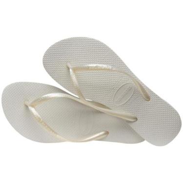 Imagem de Sandália Havaianas Slim Branca 37/38 Feminina