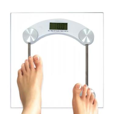 Imagem de Balança Digital Para Banheiro e Academia Corporal 180 Kg Eletrônica LC