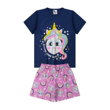Imagem de Pijama Infantil Menina Marinho -Alemara, 14
