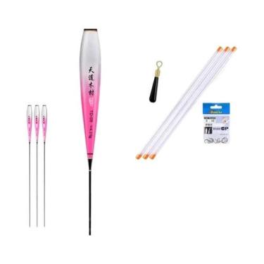 Imagem de Boia Luminosa Nano Para Pesca (3 Peças) Com Tubos, Sem Cauda, Para Rio