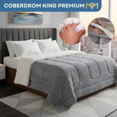 Imagem de Coberdrom King Dupla Face Sherpa Premium Confortável Extra Macio - Ebe