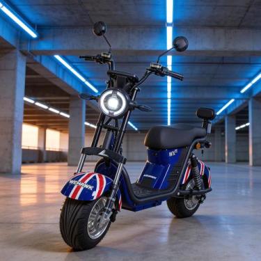 Imagem de Moto Ebike 1000W Scooter Wehawk Wx11 Velocidade de 32 Kmh Autonomia at