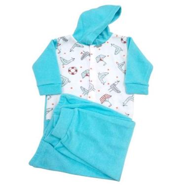 Imagem de Conjunto Inverno Para Bebê Com Capuz Em Soft Infantil Estampa Sortida 