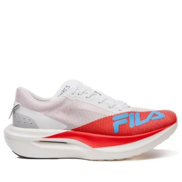 Imagem de Tênis Masculino Running Fila Racer Carbon 3 Branco/Vermelho-Masculino