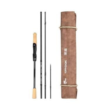 Imagem de Vara De Pesca Ultraleve 74g 4+1 Seções Ação MF Passadores Fuji Para Ba