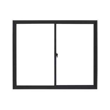 Imagem de Janela de Aluminio de Correr 100x150cm 2 Folhas Soft - MGM