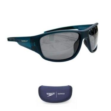 Imagem de Óculos de Sol Speedo Speeder 12 D12 Crystal Blue Green Total-Unissex