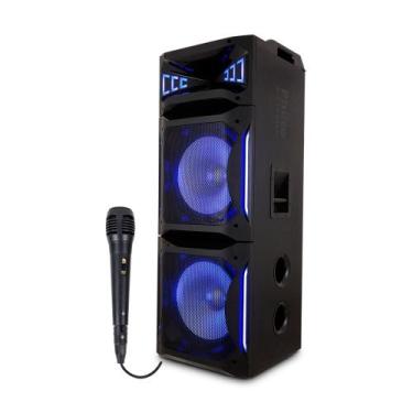 Imagem de Caixa De Som Acústica Ex Bass Flash Lights Philco PCX30000 Com 01 Micr