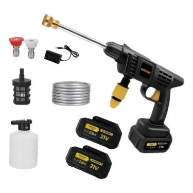 Imagem de Lavadora Portátil Alta Pressão Com 2 Bateria Recarregáveis C - BOMDER