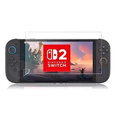 Imagem de Película Vidro HD P/ Console Nintendo Switch 2 Protetora 9H Temperado 