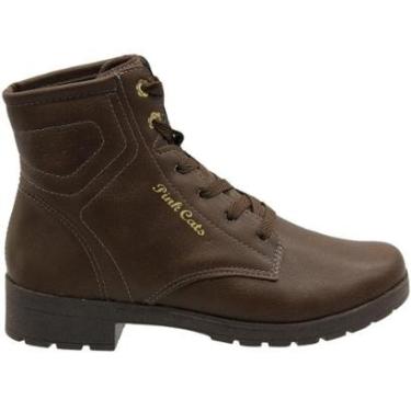 Imagem de Bota Cano Baixo Infantil Pink Cats Berteli Menina-Feminino