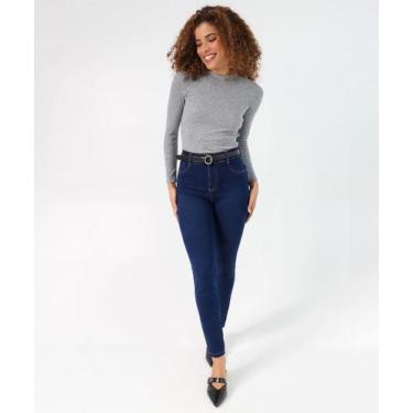 Imagem de Calça Jeans Skinny Feminina Sawary Azul-68035, Jeans azul, 36