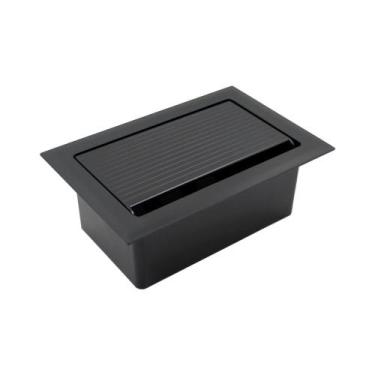 Imagem de Caixa De Tomada Embutir Mesa Home Office Reuniao 4 Tomadas - QTMOV