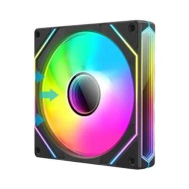 Imagem de Ventilador De Efeito De Luz De Ciclo ARGB De 120mm 800-2000RPM TEUCER 