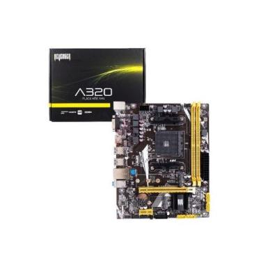 Imagem de Placa Mãe A320 Am4 Amd Ryzen Lan 10/100 32gb 6 Gb/s Usb 3.0 - Keedi