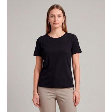Imagem de Blusa Feminina Básica Infinita Cor Preto, P, Preto