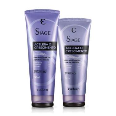 Imagem de Kit Siàge Acelera O Crescimento Shampoo + Condicionador - Eudora 