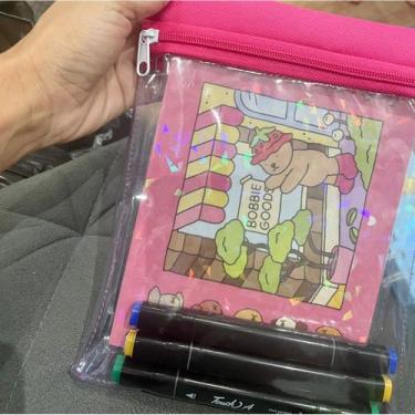 Imagem de Kit Criativo Bobbie Goods com Bolsa + Livro Ilustrado + 3 Canetas Colo