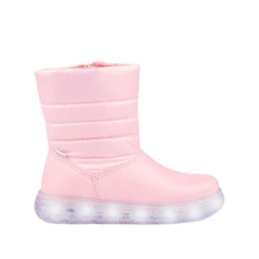 Imagem de Bota Infantil Com Led Confortável Comfy Macia Menina Moda - Pampili, 2