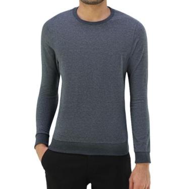 Imagem de Moletom Masculino Ogochi Essencial Dec Fif 90005, Cinza, P