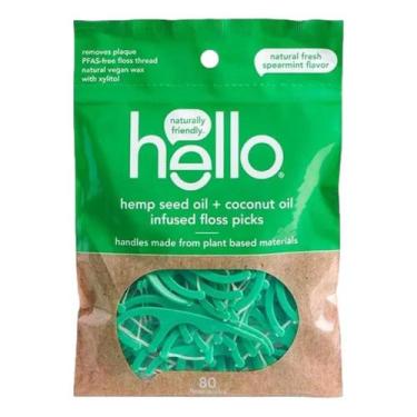Imagem de Fio Dental Hello Hortelã Vegano - 80 Unidades