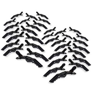 Imagem de Kit 48 Presilhas Prendedor de Cabelo Bico Jacaré Crocodilo Cabeleireir