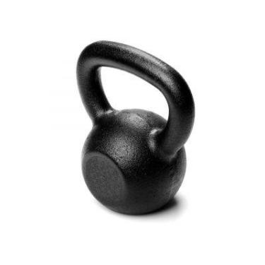 Imagem de Kettlebell Pintado Preto , 6kg