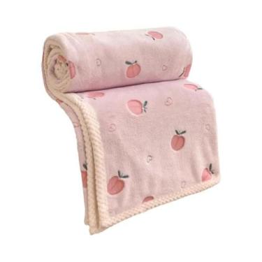 Imagem de Cobertor De Bebê Em Fleece Macio, Cobertura De Flanela Para Carrinho D