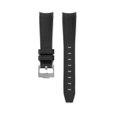 Imagem de Pulseira De Silicone Curvada De 20mm Para Omega X Swatch MoonSwatch Pl