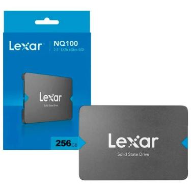 Imagem de SSD Lexar NQ100 256GB, SATA III 6Gb/s, 2.5, Leitura até 550 MB/s - LNQ