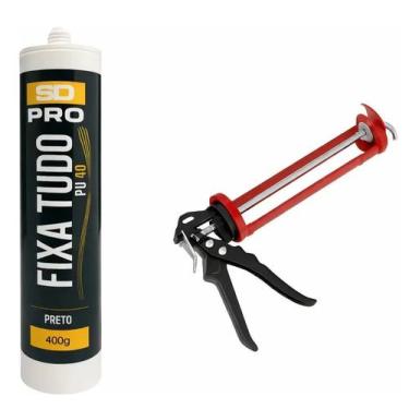 Imagem de Kit Pu40 Selante Silicone 360g+Pistola Aplicadora Reforçado