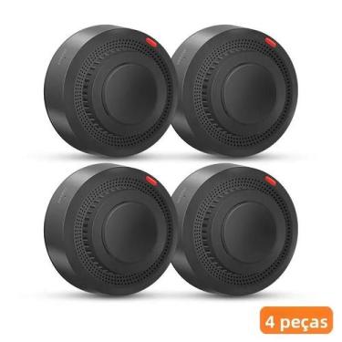 Imagem de Sensor De Fumaça WiFi Inteligente Com Som De 85dB Para Proteção Contra