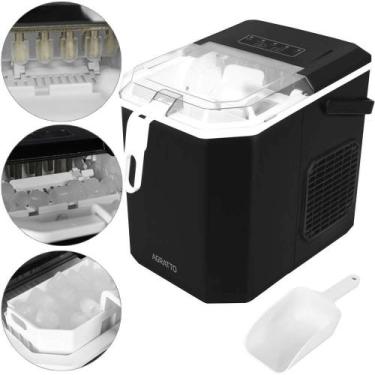 Imagem de Maquina de gelo 12 Kg com sensor de cesta cheia preta - MG-02 (220V) -