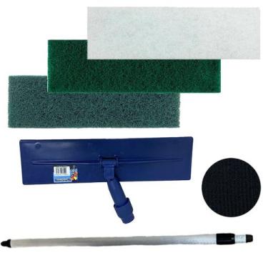Imagem de Kit Suporte LT GRANDE 39cm tiras autocolantes + Cabo Extensor 1,3 até 
