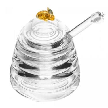Imagem de Meleira Porta Mel Little Bee Lyor de Cristal Ecológico 140ml
