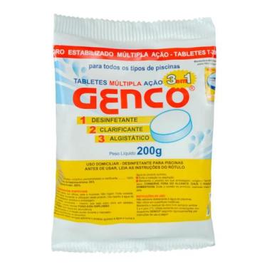 Imagem de Tablete Genco Múltipla Ação 3 em 1 200g Para Piscina